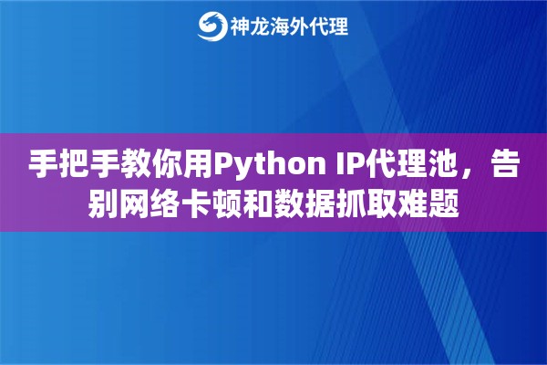 手把手教你用Python IP代理池，告别网络卡顿和数据抓取难题