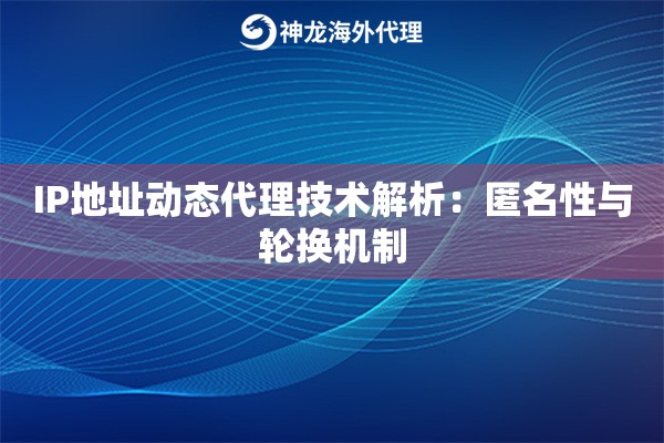 IP地址动态代理技术解析：匿名性与轮换机制