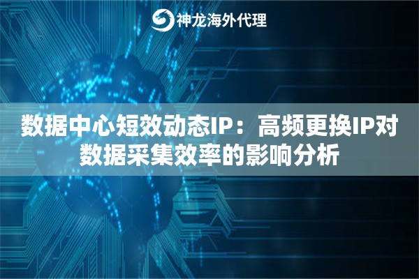 数据中心短效动态IP：高频更换IP对数据采集效率的影响分析