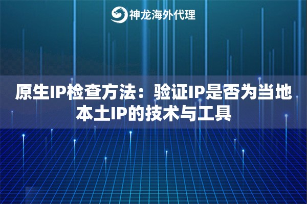 原生IP检查方法：验证IP是否为当地本土IP的技术与工具