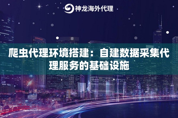 爬虫代理环境搭建：自建数据采集代理服务的基础设施