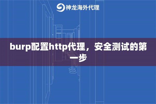 burp配置http代理，安全测试的第一步