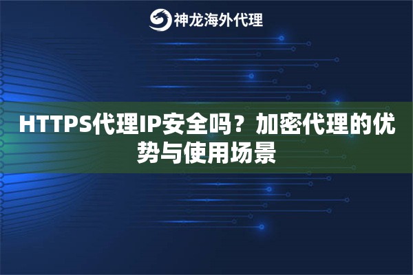 HTTPS代理IP安全吗？加密代理的优势与使用场景