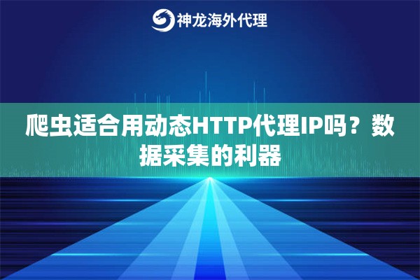 爬虫适合用动态HTTP代理IP吗？数据采集的利器