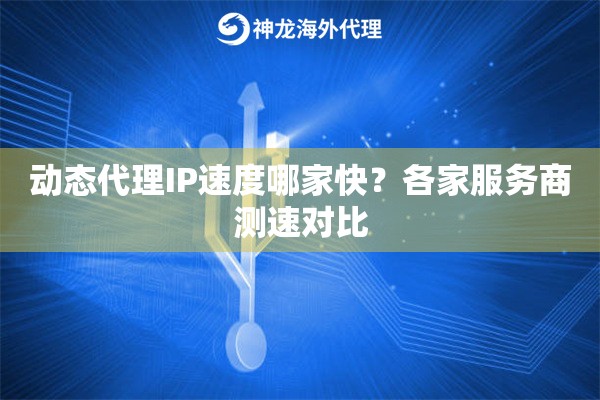 动态代理IP速度哪家快？各家服务商测速对比