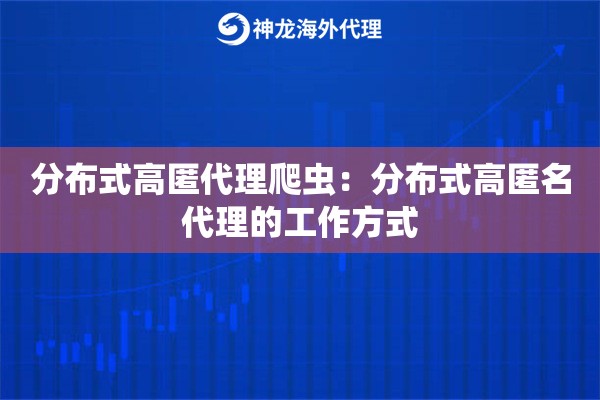 分布式高匿代理爬虫:分布式高匿名代理的工作方式 分布式高匿代理爬虫:分布式高匿名代理的工作方式
