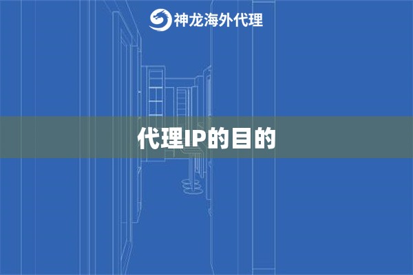 代理IP的目的