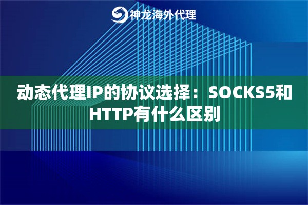 动态代理IP的协议选择：SOCKS5和HTTP有什么区别