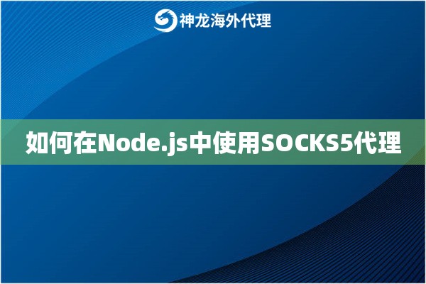 如何在Node.js中使用SOCKS5代理