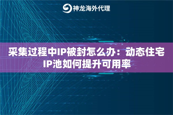 采集过程中IP被封怎么办:动态住宅IP池如何提升可用率 采集过程中IP被封怎么办:动态住宅IP池如何提升可用率
