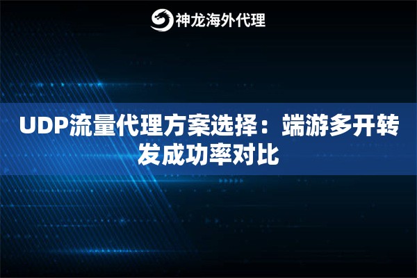 UDP流量代理方案选择：端游多开转发成功率对比