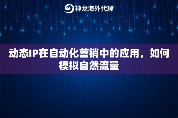动态IP在自动化营销中的应用，如何模拟自然流量