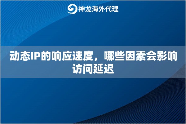 动态IP的响应速度，哪些因素会影响访问延迟