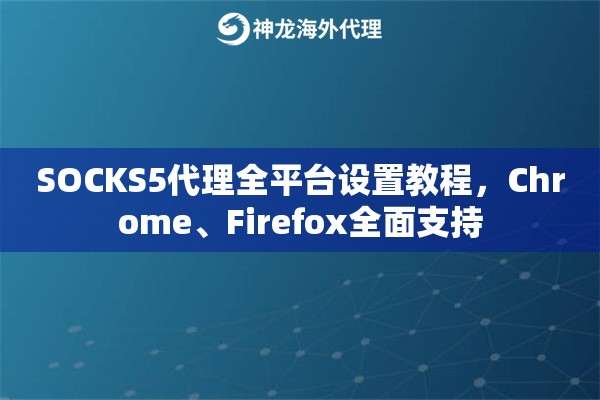 SOCKS5代理全平台设置教程，Chrome、Firefox全面支持