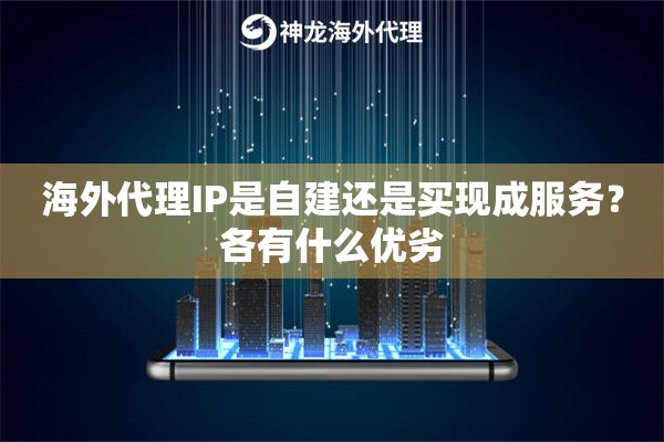 海外代理IP是自建还是买现成服务？各有什么优劣