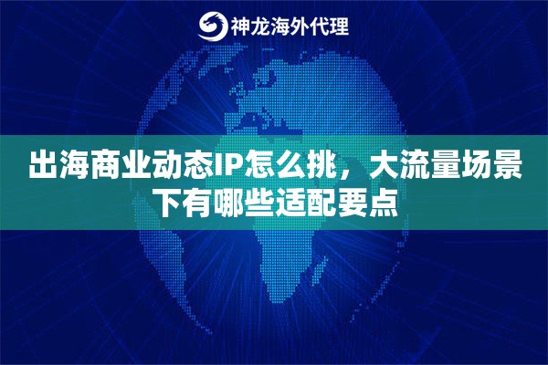 出海商业动态IP怎么挑，大流量场景下有哪些适配要点
