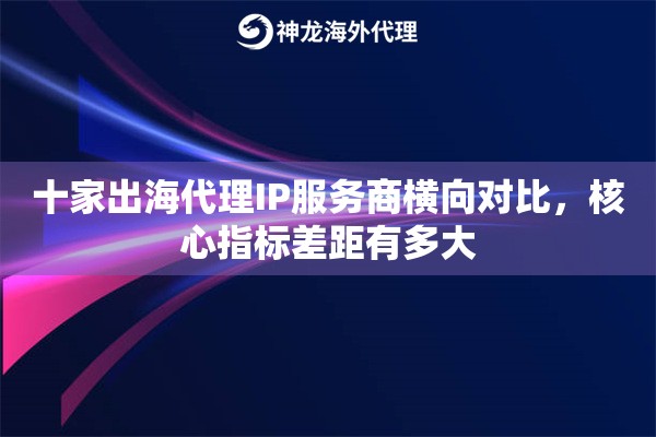 十家出海代理IP服务商横向对比,核心指标差距有多大 十家出海代理IP服务商横向对比,核心指标差距有多大