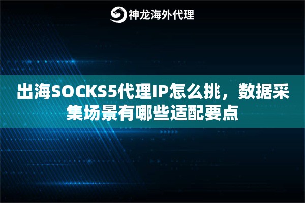 出海SOCKS5代理IP怎么挑,数据采集场景有哪些适配要点 出海SOCKS5代理IP怎么挑,数据采集场景有哪些适配要点
