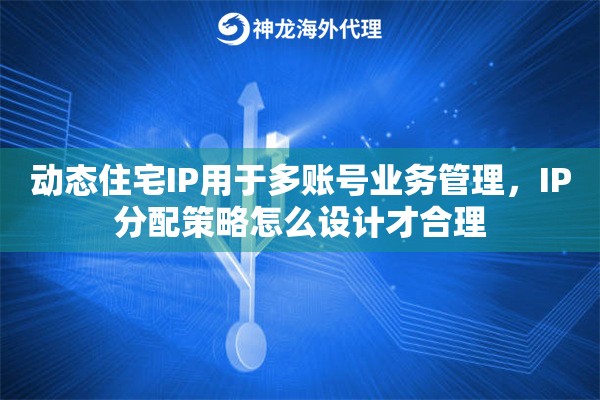 动态住宅IP用于多账号业务管理,IP分配策略怎么设计才合理 动态住宅IP用于多账号业务管理,IP分配策略怎么设计才合理