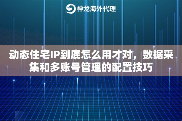 动态住宅IP到底怎么用才对，数据采集和多账号管理的配置技巧