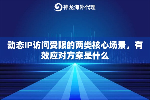 动态IP访问受限的两类核心场景，有效应对方案是什么