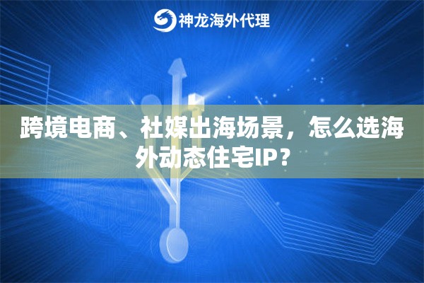 跨境电商、社媒出海场景,怎么选海外动态住宅IP? 跨境电商、社媒出海场景,怎么选海外动态住宅IP?