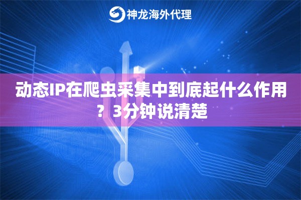 动态IP在爬虫采集中到底起什么作用？3分钟说清楚