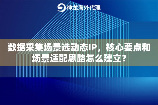 数据采集场景选动态IP，核心要点和场景适配思路怎么建立？