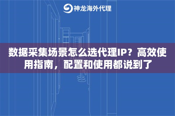 数据采集场景怎么选代理IP?高效使用指南,配置和使用都说到了 数据采集场景怎么选代理IP?高效使用指南,配置和使用都说到了