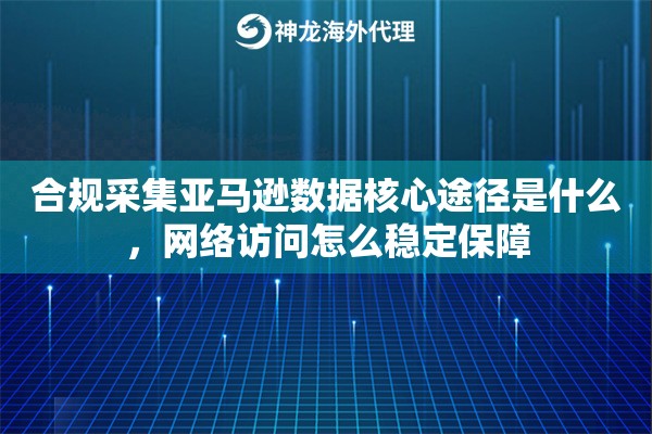 合规采集亚马逊数据核心途径是什么,网络访问怎么稳定保障 合规采集亚马逊数据核心途径是什么,网络访问怎么稳定保障