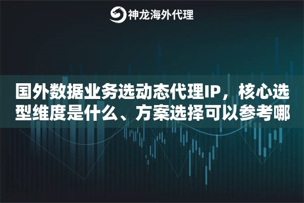 国外数据业务选动态代理IP，核心选型维度是什么、方案选择可以参考哪些逻辑