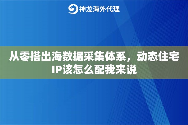 从零搭出海数据采集体系,动态住宅IP该怎么配我来说 从零搭出海数据采集体系,动态住宅IP该怎么配我来说