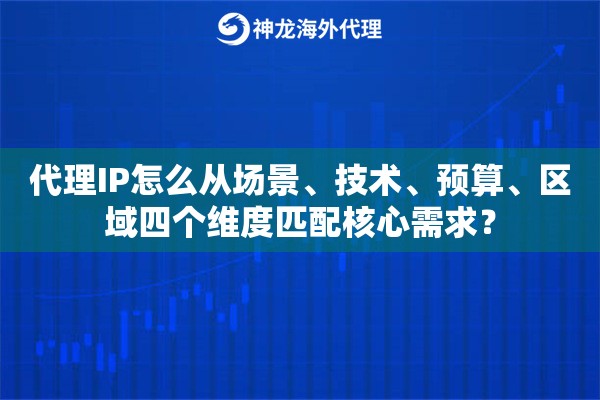 代理IP怎么从场景、技术、预算、区域四个维度匹配核心需求? 代理IP怎么从场景、技术、预算、区域四个维度匹配核心需求?