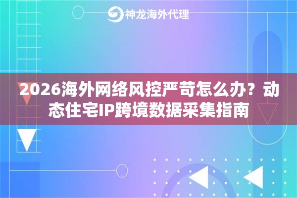 2026海外网络风控严苛怎么办？动态住宅IP跨境数据采集指南