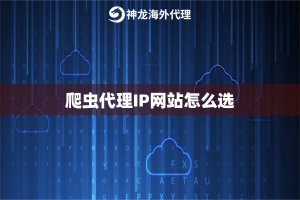 爬虫代理IP网站怎么选 爬虫代理IP网站怎么选