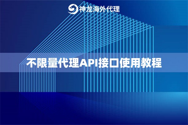 不限量代理API接口使用教程