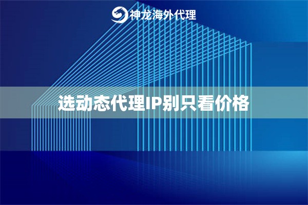 选动态代理IP别只看价格