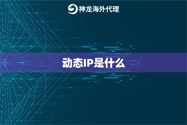 动态IP是什么