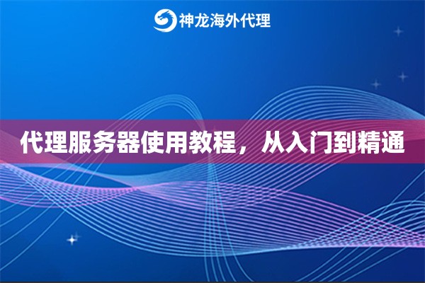 代理服务器使用教程，从入门到精通