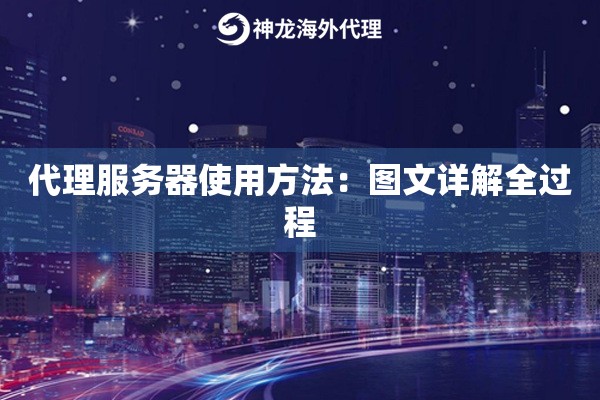 代理服务器使用方法：图文详解全过程