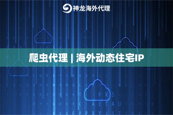 爬虫代理 | 海外动态住宅IP