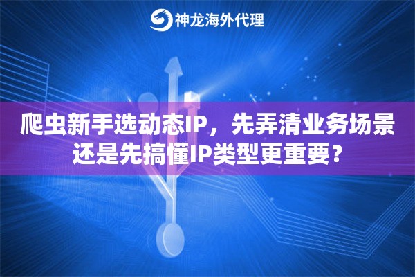 爬虫新手选动态IP，先弄清业务场景还是先搞懂IP类型更重要？