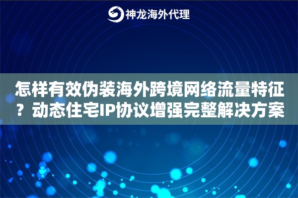 怎样有效伪装海外跨境网络流量特征？动态住宅IP协议增强完整解决方案