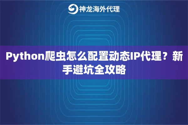 Python爬虫怎么配置动态IP代理?新手避坑全攻略 Python爬虫怎么配置动态IP代理?新手避坑全攻略