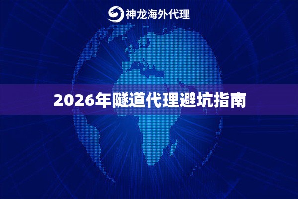 2026年隧道代理避坑指南
