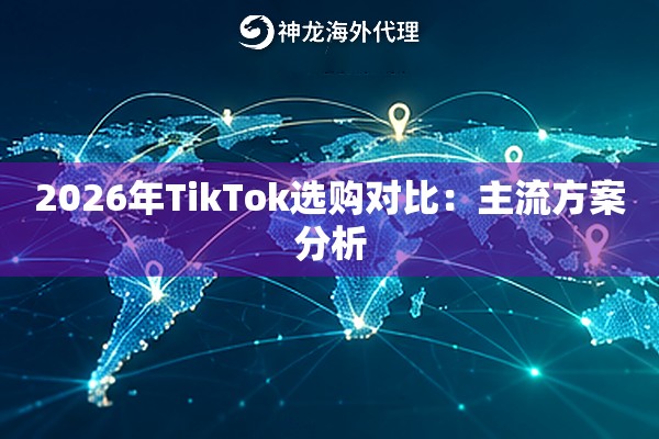 2026年TikTok选购对比:主流方案分析 2026年TikTok选购对比:主流方案分析
