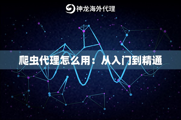 爬虫代理怎么用：从入门到精通