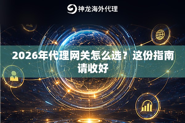 2026年代理网关怎么选?这份指南请收好 2026年代理网关怎么选?这份指南请收好