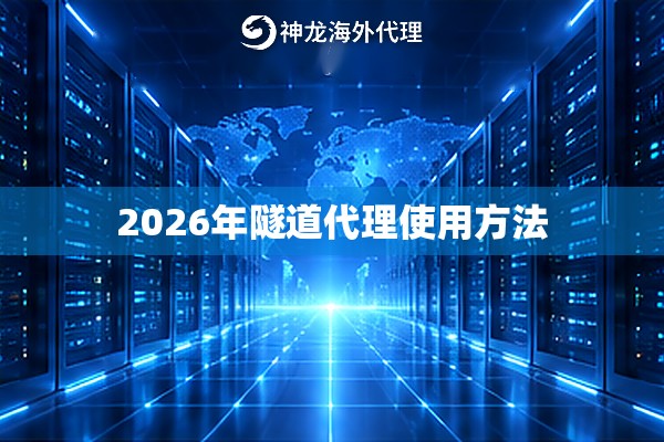 2026年隧道代理使用方法