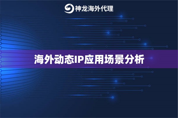 海外动态IP应用场景分析